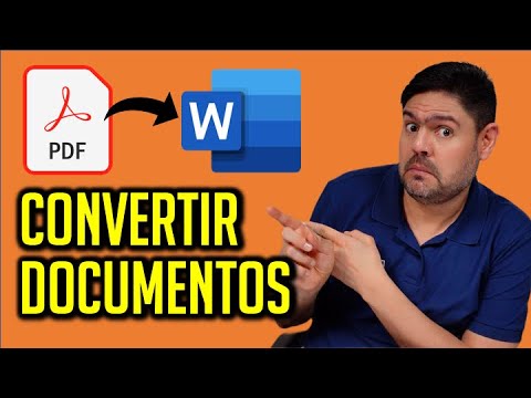 Cómo convertir documentos de Word a PDF fácilmente