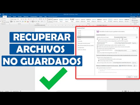 Cómo recuperar documentos de Word no guardados