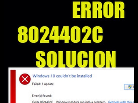 Errores Relacionados con el Código 8024402C en Windows