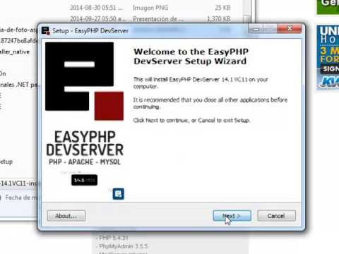 Instala y configura EasyPHP Devserver para desarrollo local