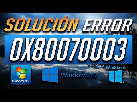 Cómo diagnosticar el error 0X80070003 en Windows 10