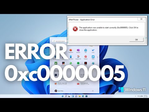 Configuración adecuada para evitar el error 0xc0000005